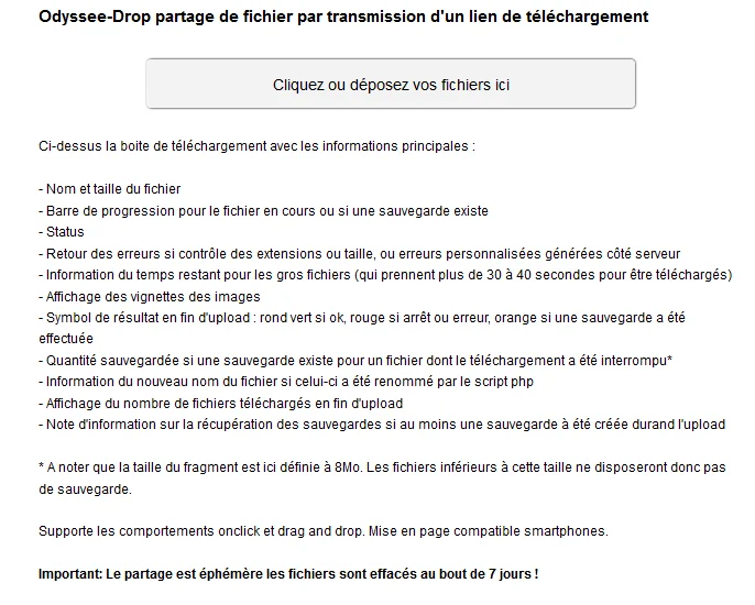 Odyssée Drop